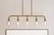 Hello Honey® Robert Stevenson Lighting Benson Exposed Bulb Metal 5-Light Linear Chandelier
